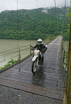 林道キャンプツーリング！