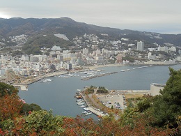 熱海城にて！