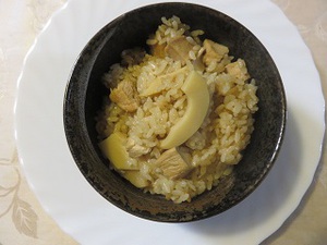 たけのこ飯！　（その後）