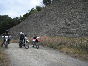 林道への道！