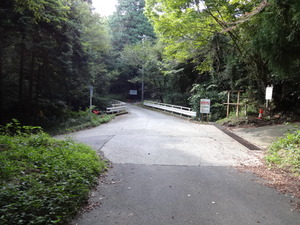 二宮金次郎の林道