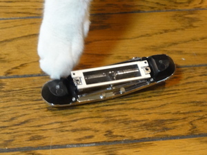 猫の整備士（居眠り？）