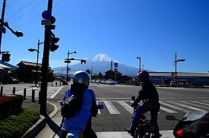 原付ツーリング(朝霧高原)