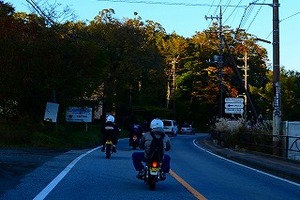 原付ツーリング(朝霧高原)